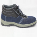 Zapatos de seguridad de trabajo de cuero genuino (azul)